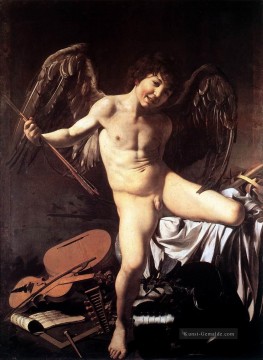 votivgabe amor Ölbilder verkaufen - Amor als Sieger Caravaggio
